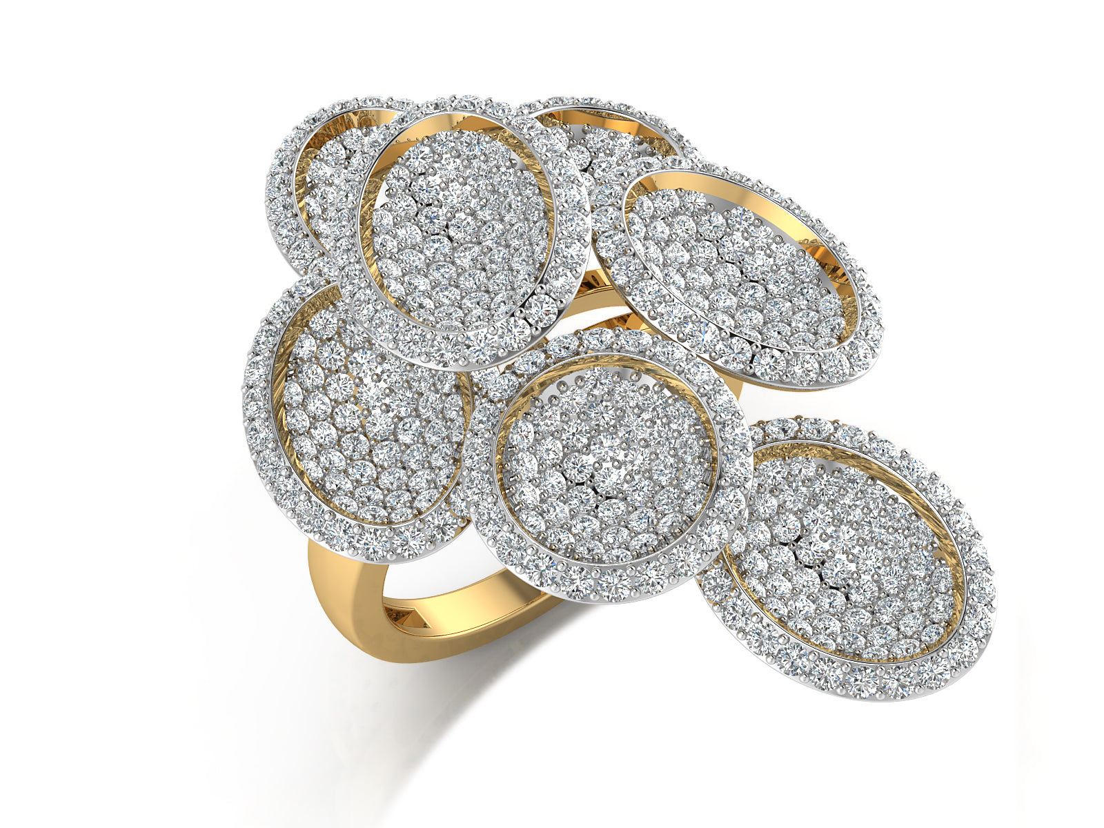 Celestial Bloom Diamond Ring