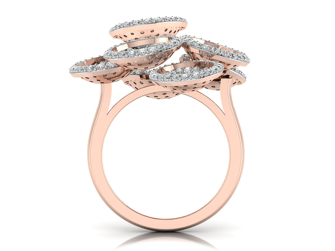 Celestial Bloom Diamond Ring