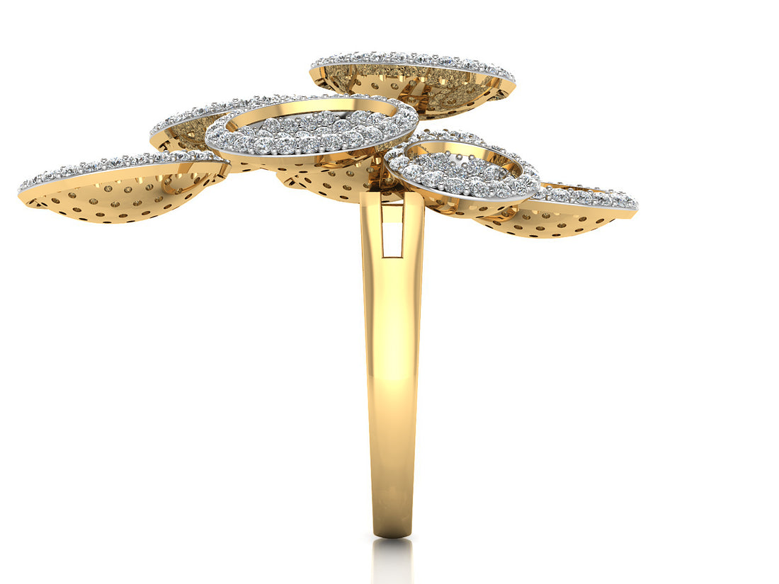 Celestial Bloom Diamond Ring