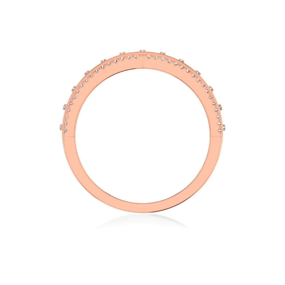 Glistening Beauty Emerald Ring Band