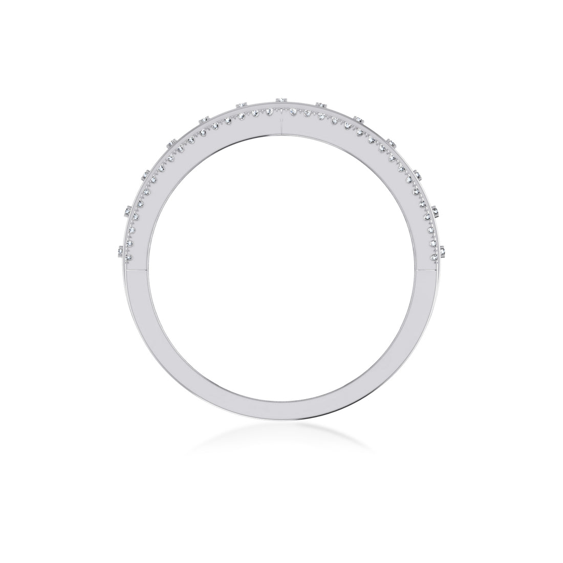 Glistening Beauty Emerald Ring Band