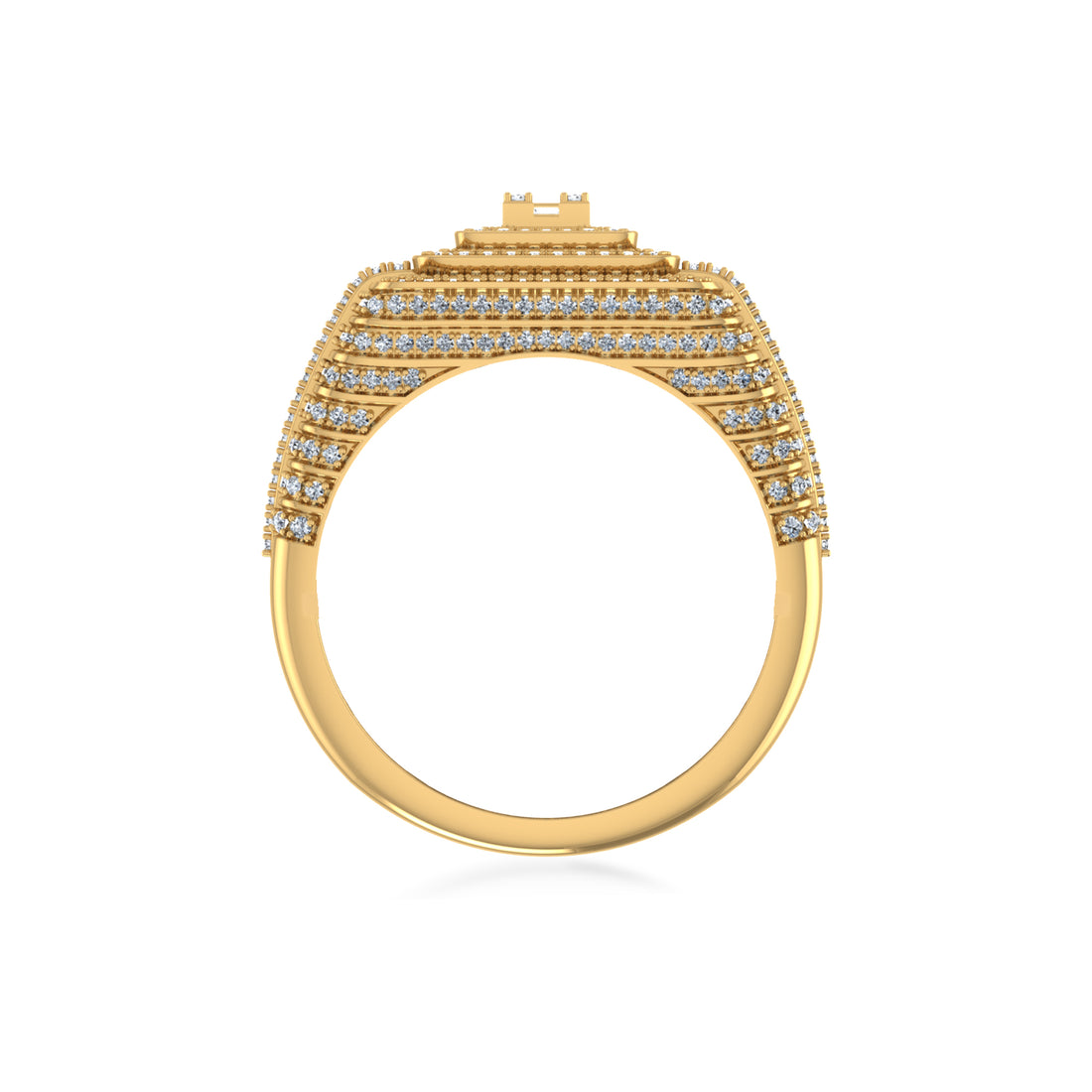 Edgy Embrace Diamond Ring