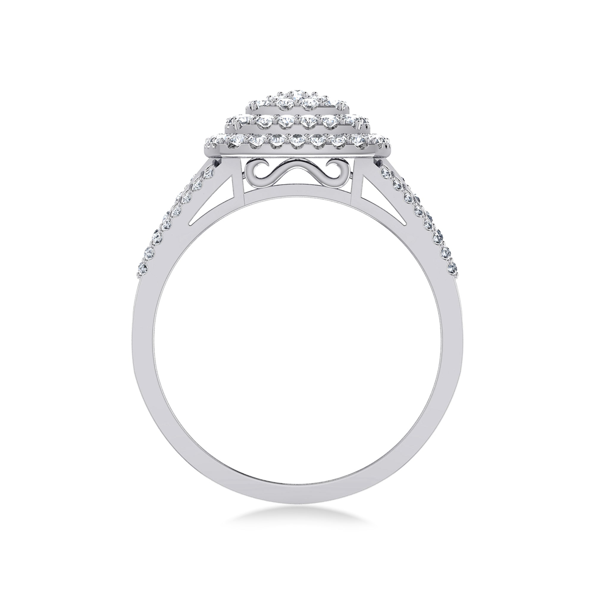 Grand Cluster Lab Grown Diamond Ring