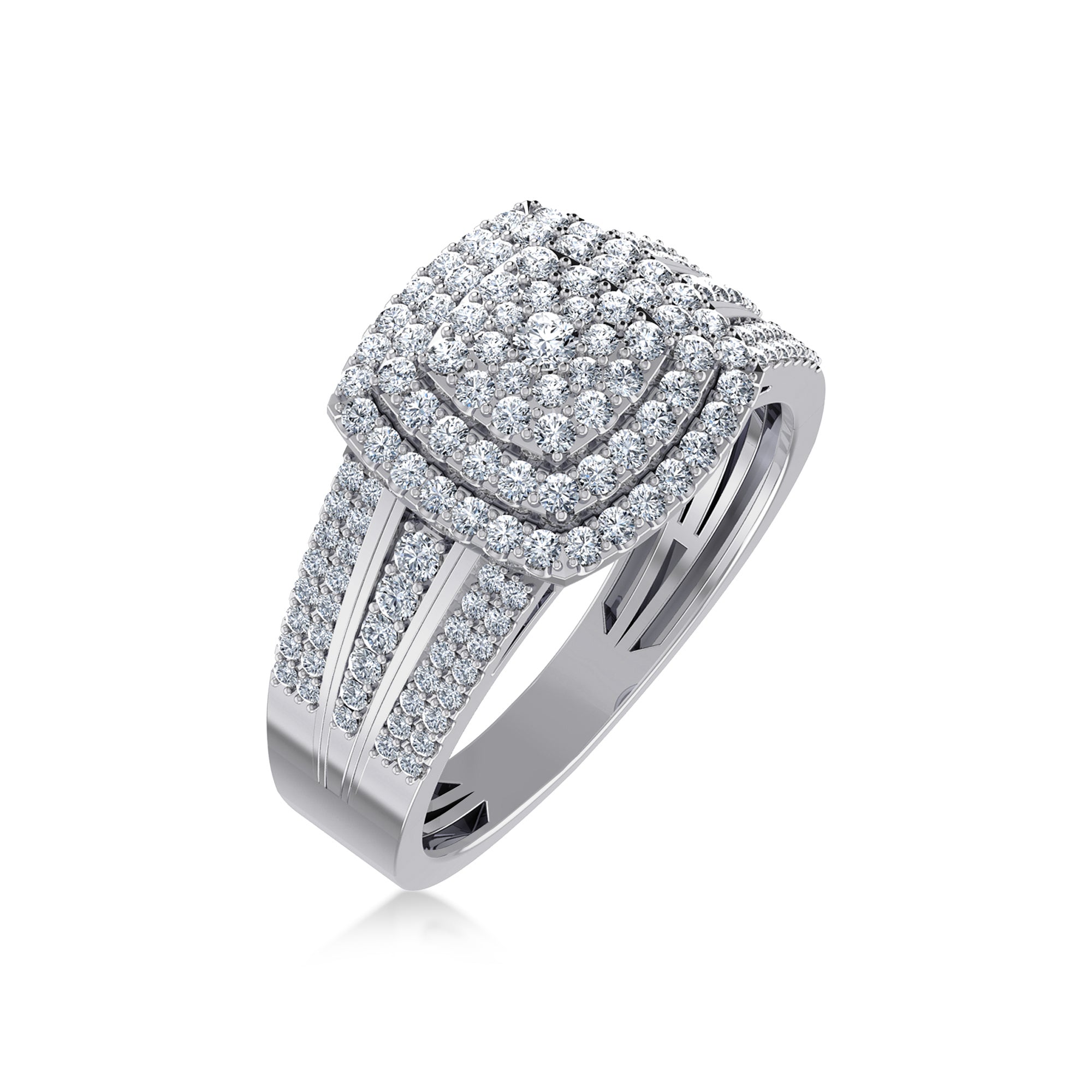 Grand Cluster Lab Grown Diamond Ring