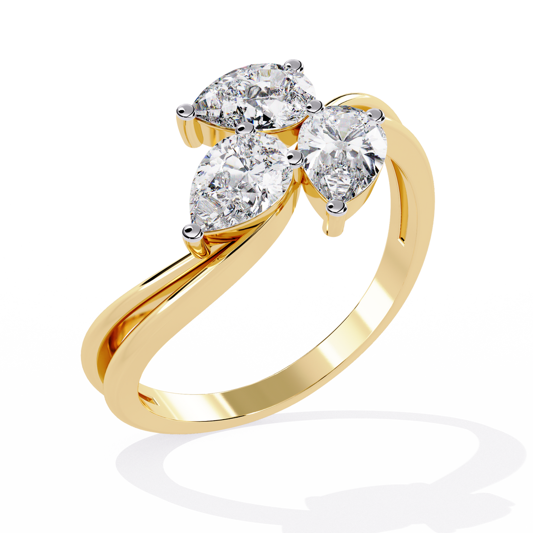 Luxe Drop Sparkle Diamond Ring