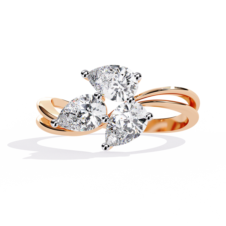 Luxe Drop Sparkle Diamond Ring