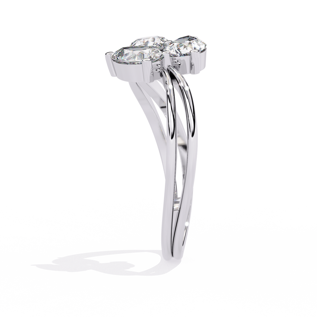 Luxe Drop Sparkle Diamond Ring