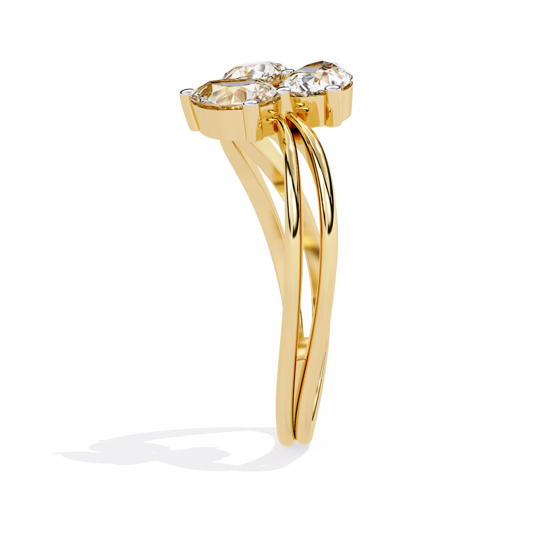 Luxe Drop Sparkle Diamond Ring