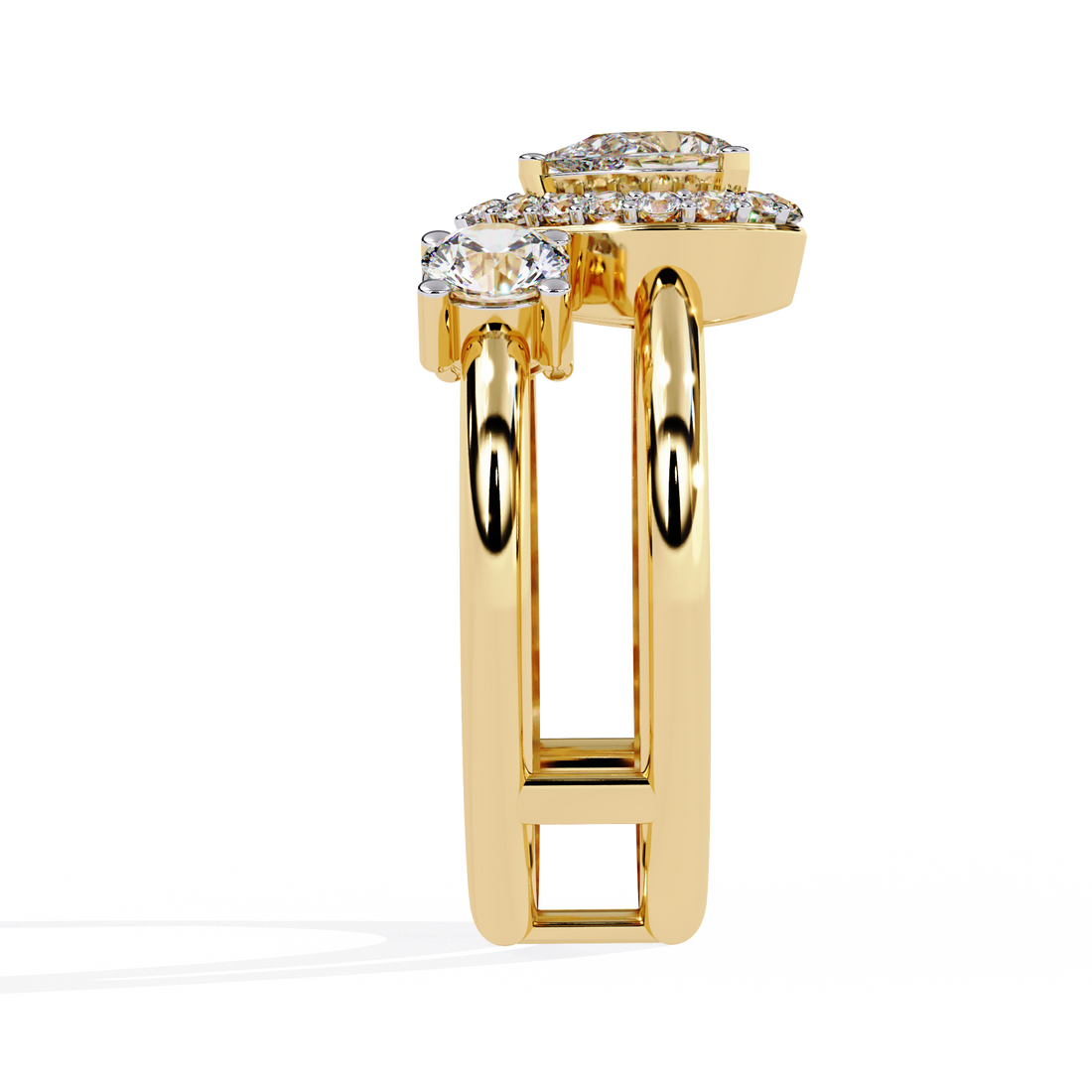 Teardrop Treasure Drop Ring