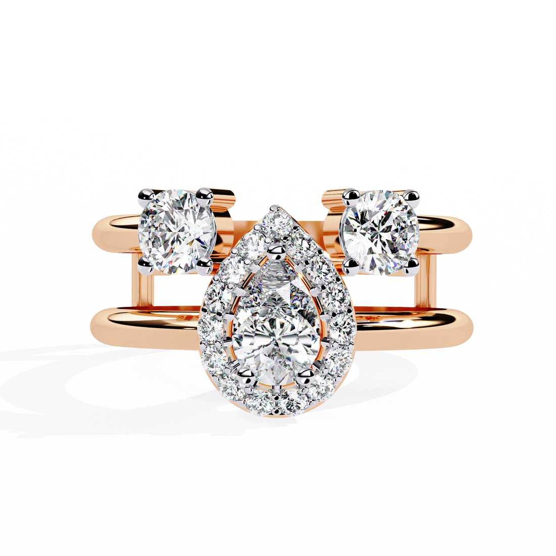 Teardrop Treasure Drop Ring