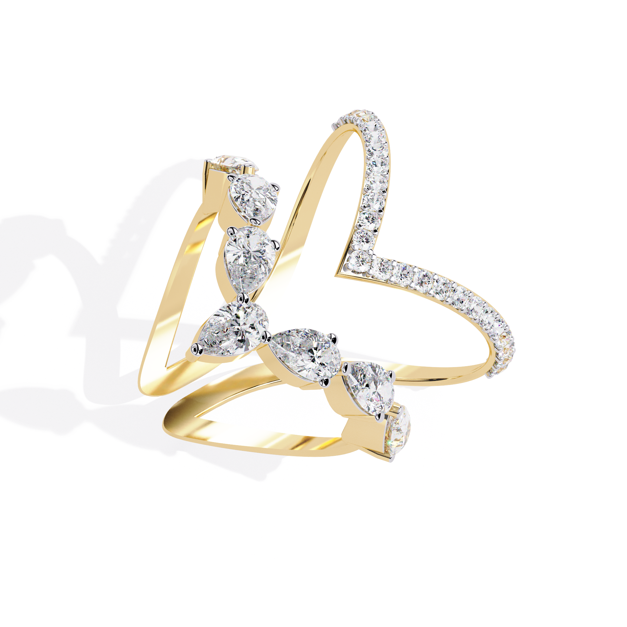 Mosaic Symphony Diamond Ring