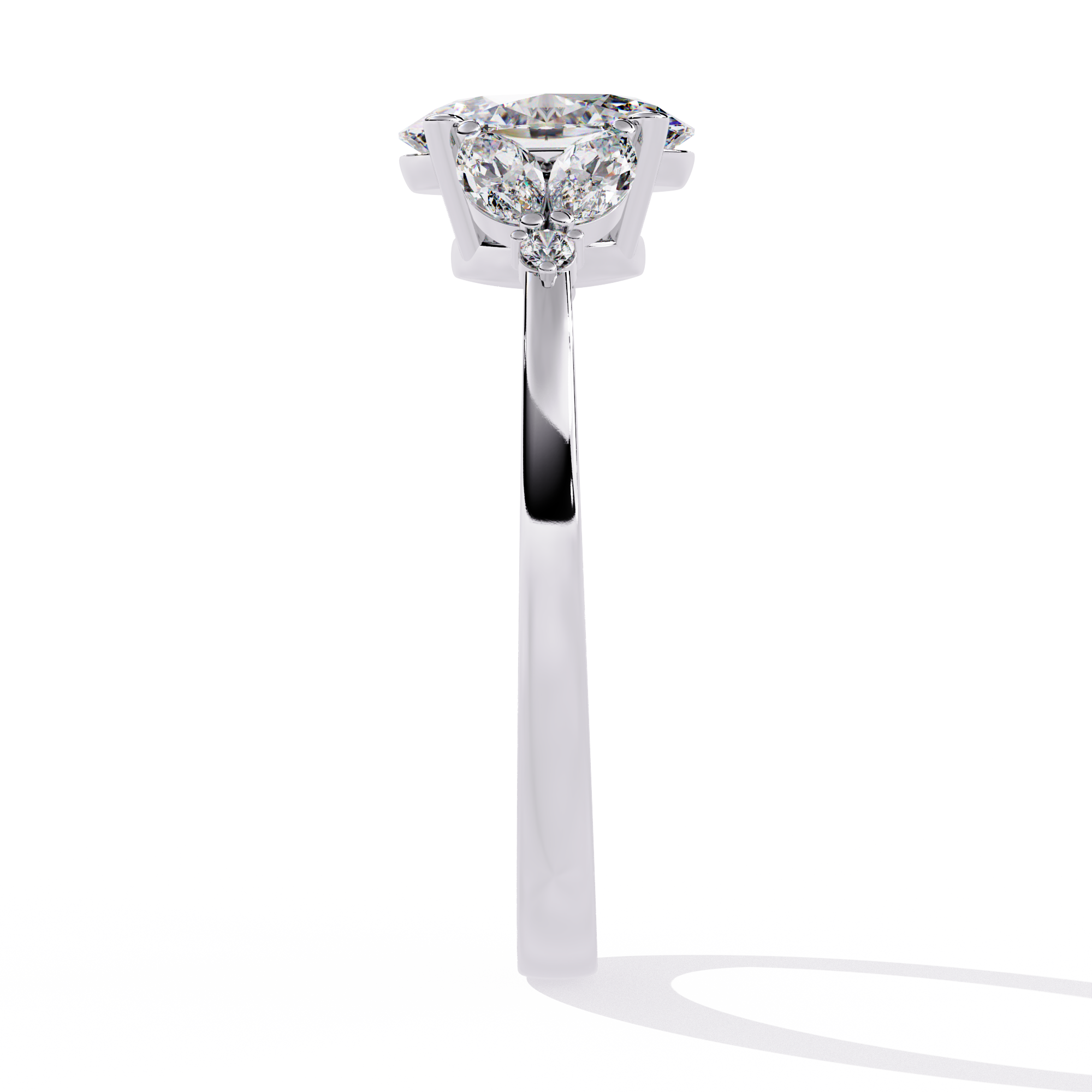 Twilight Petals Diamond Ring