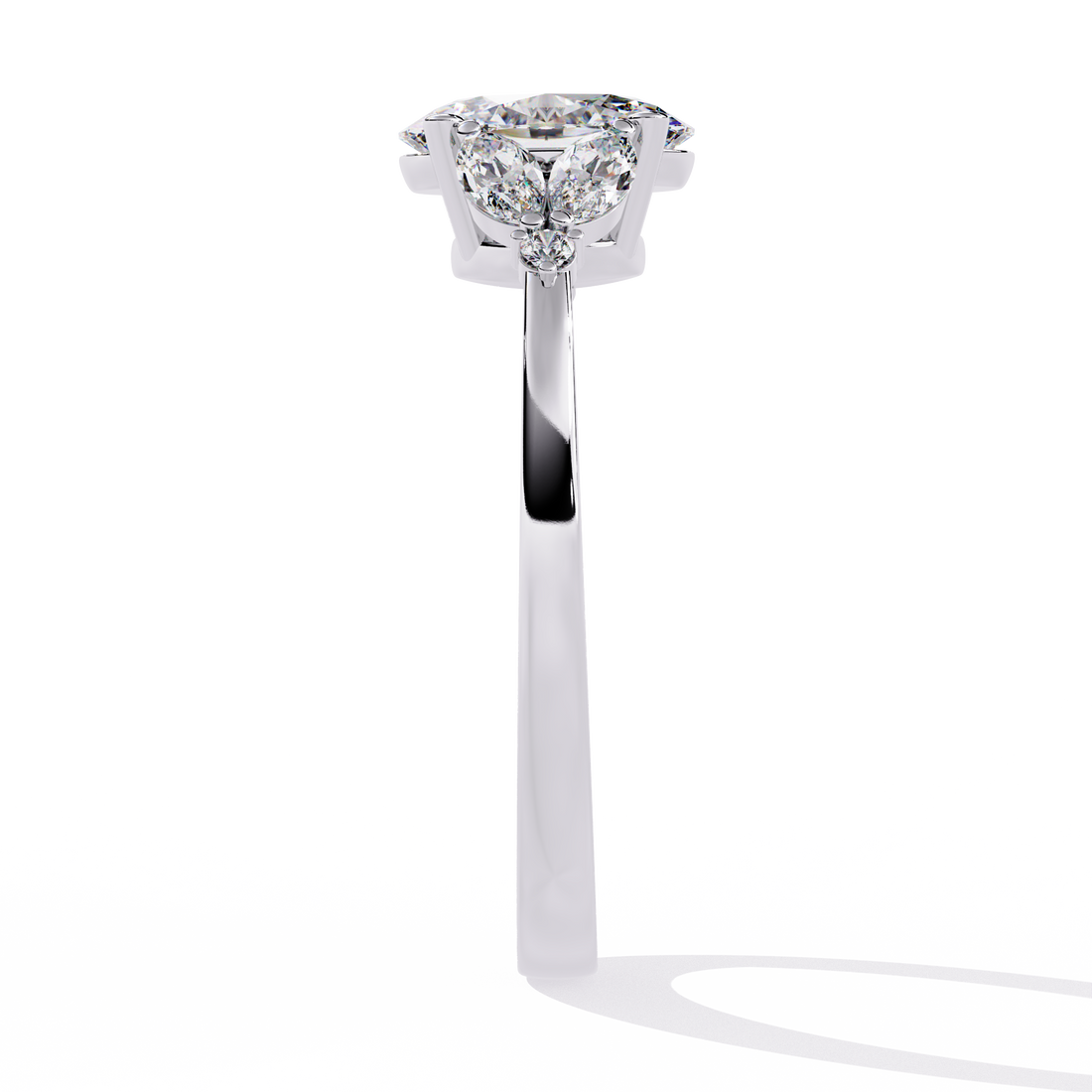 Twilight Petals Diamond Ring