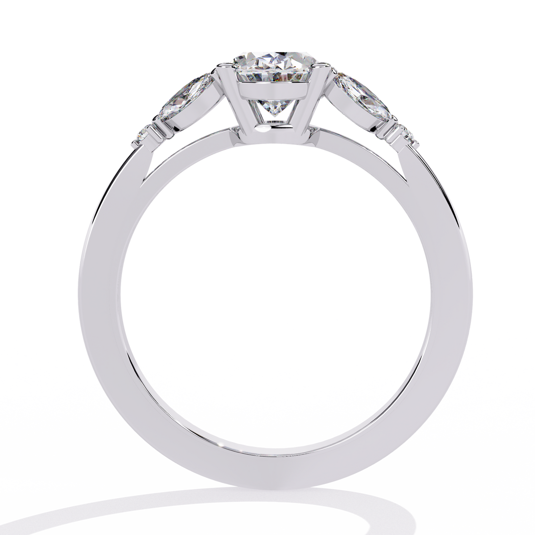 Twilight Petals Diamond Ring