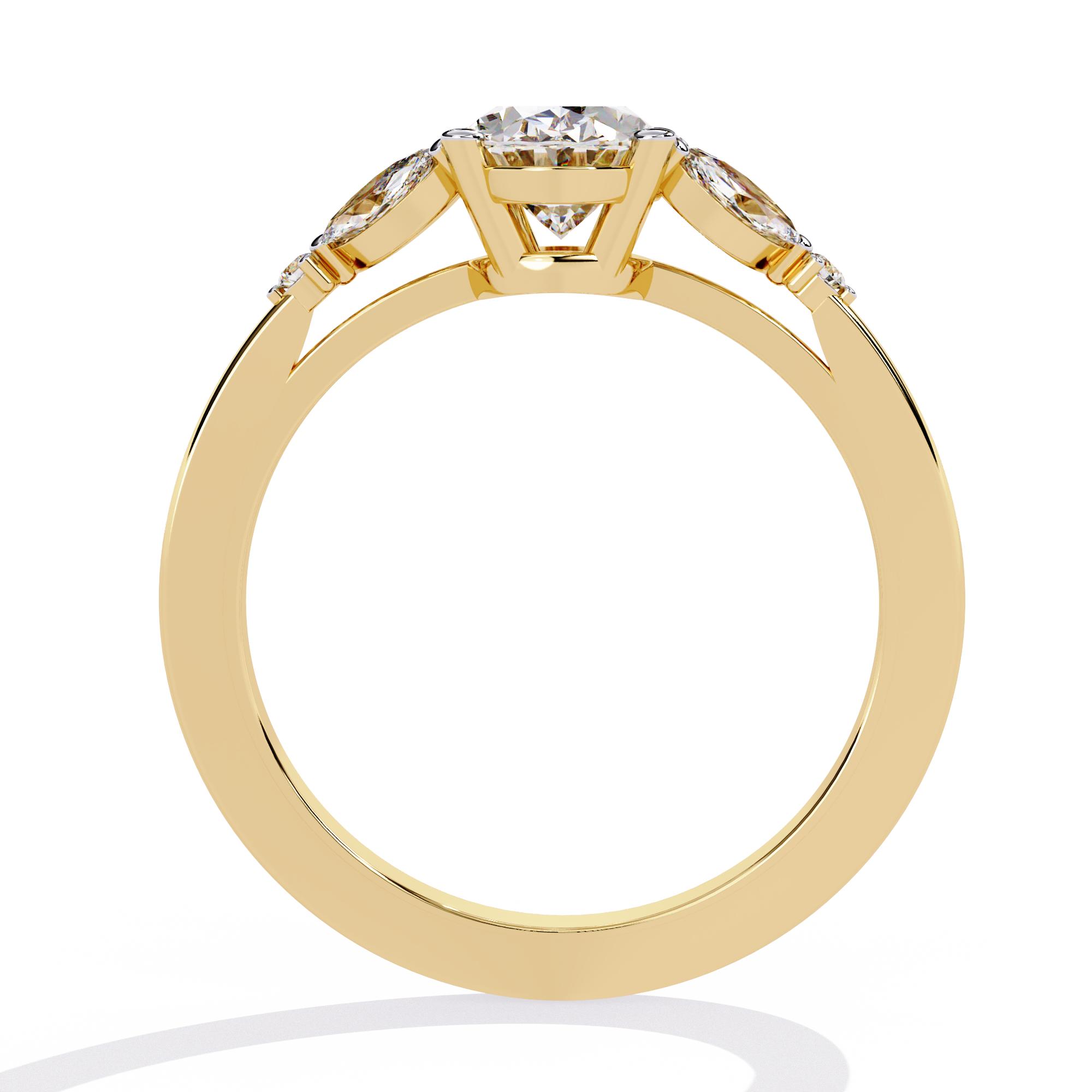 Twilight Petals Diamond Ring