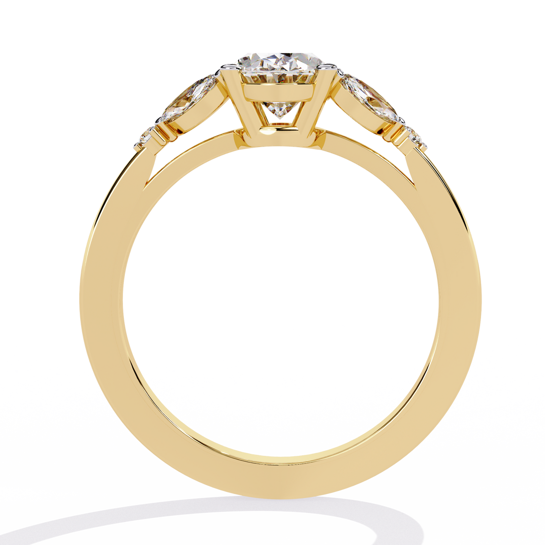 Twilight Petals Diamond Ring