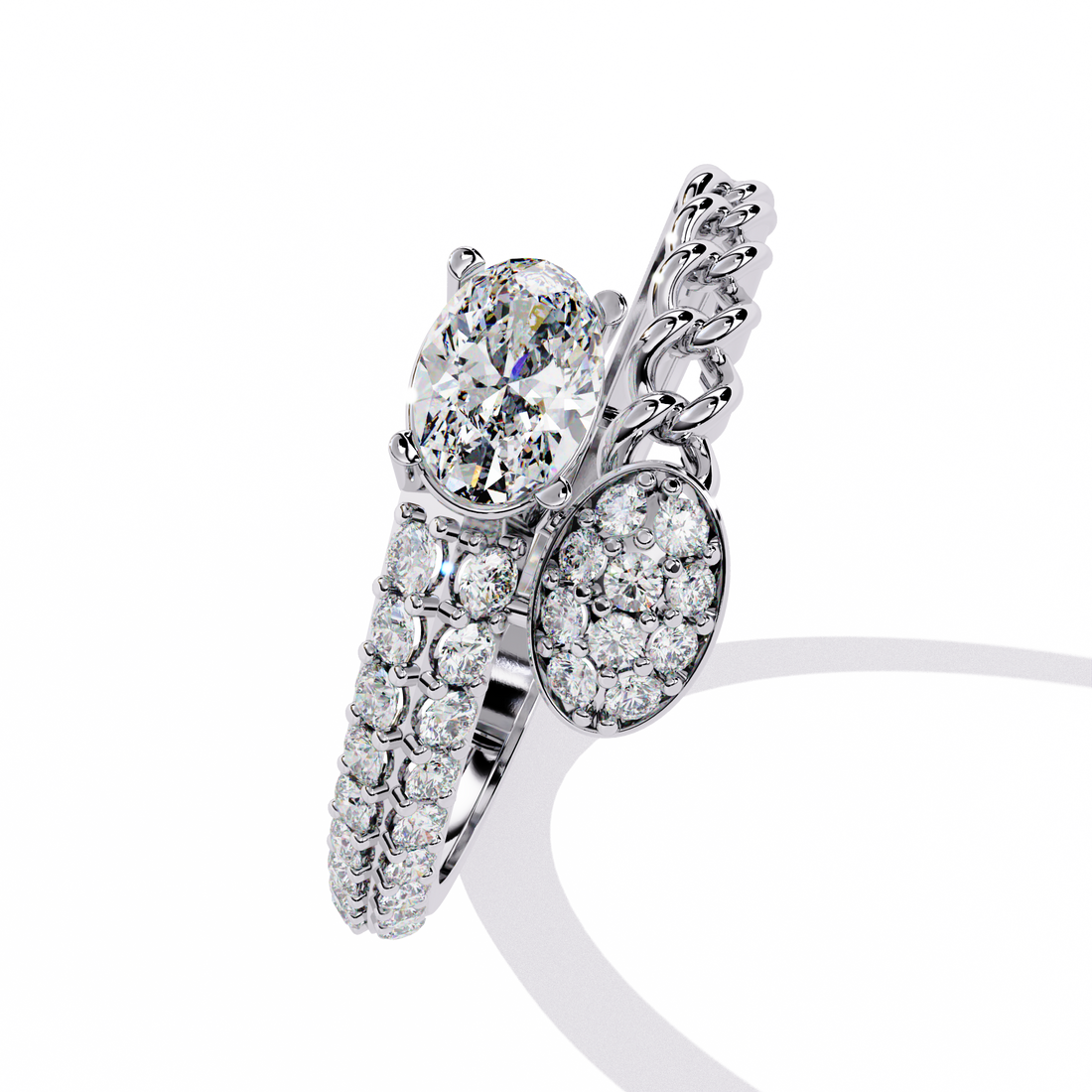 Eternal Gaze Oval Diamond Ring