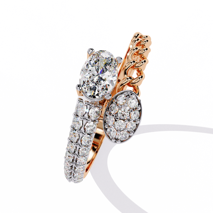 Eternal Gaze Oval Diamond Ring