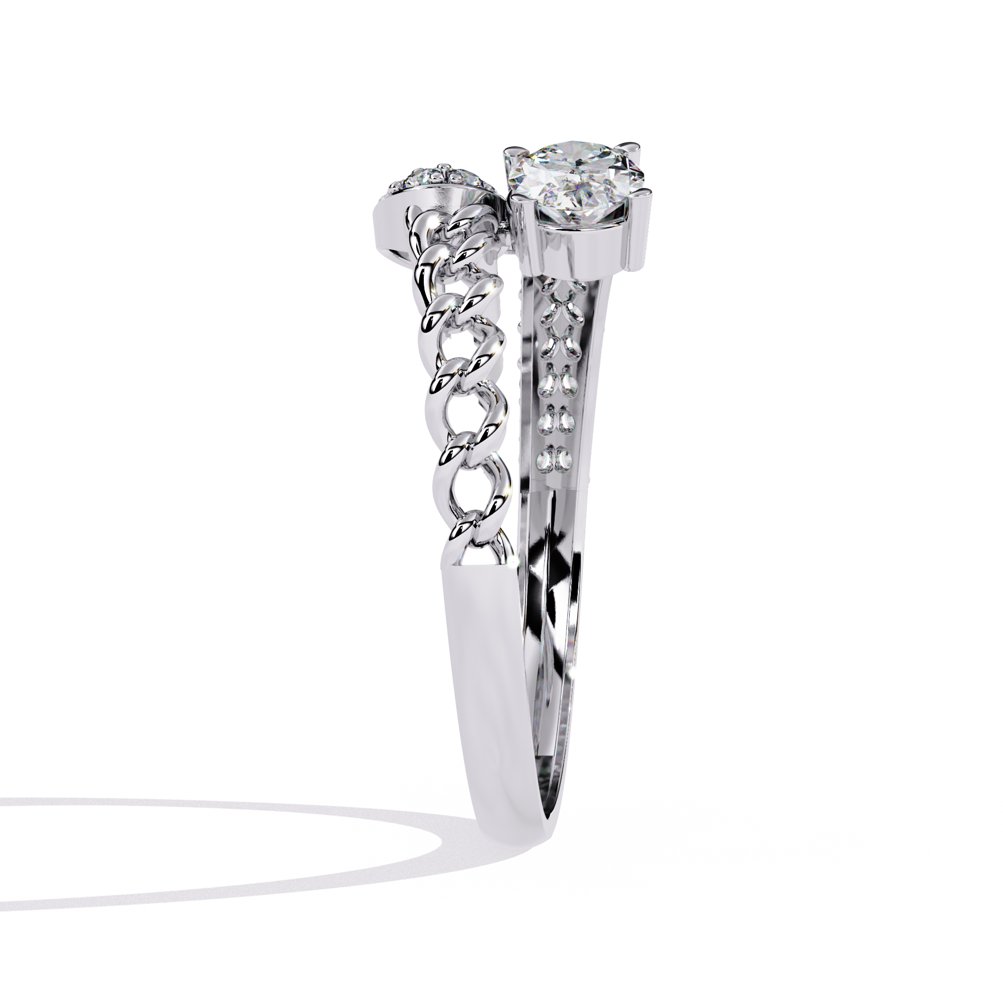 Eternal Gaze Oval Diamond Ring