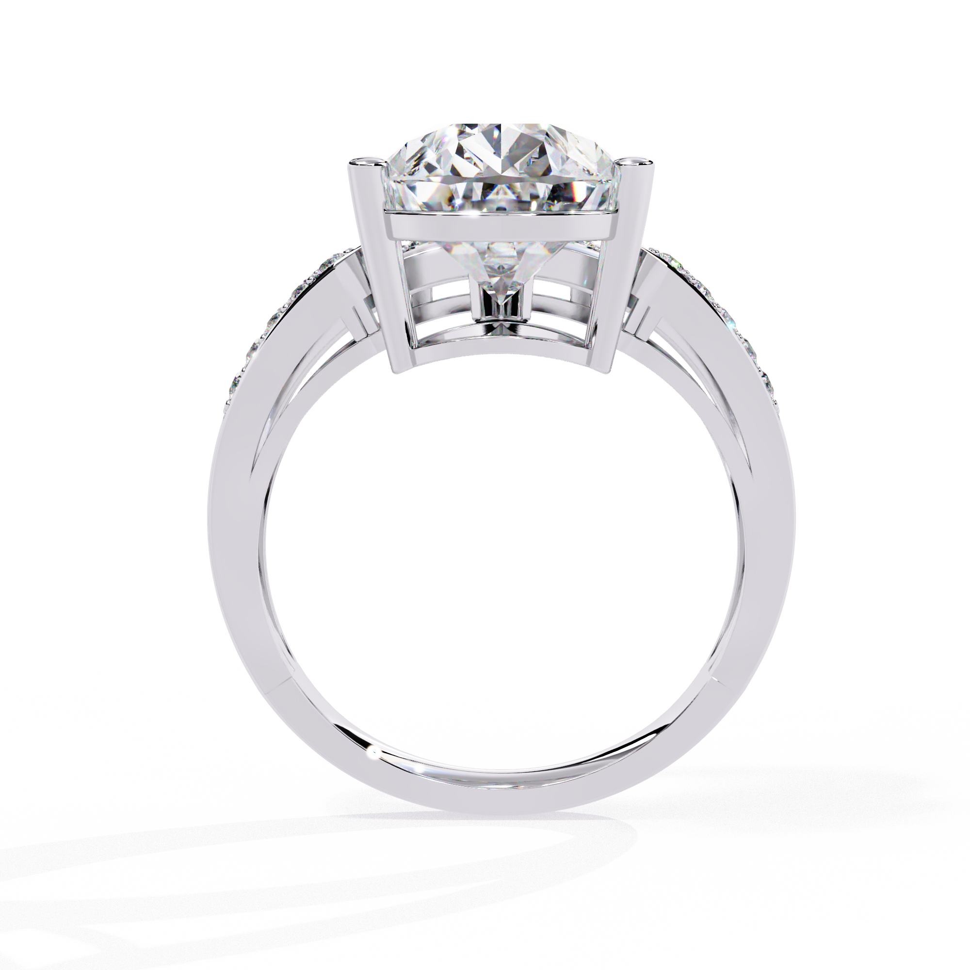Heavenly Spark Drop Diamond Ring