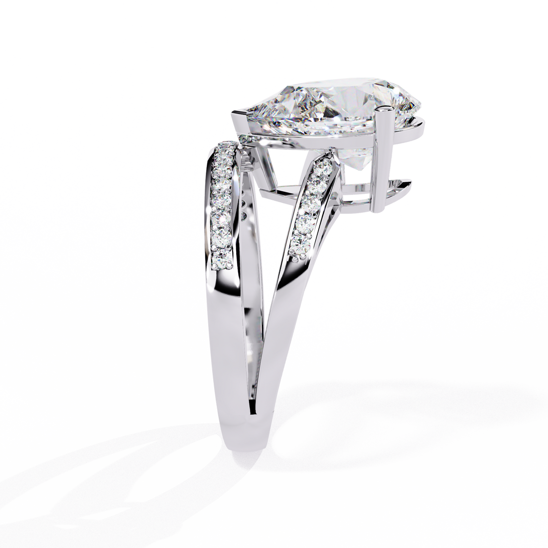 Heavenly Spark Drop Diamond Ring