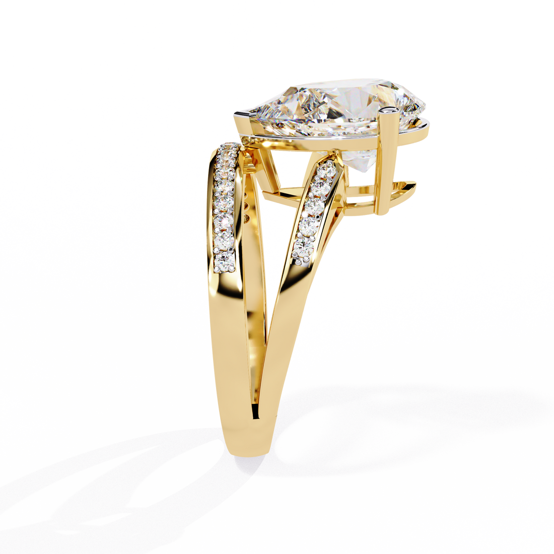Heavenly Spark Drop Diamond Ring