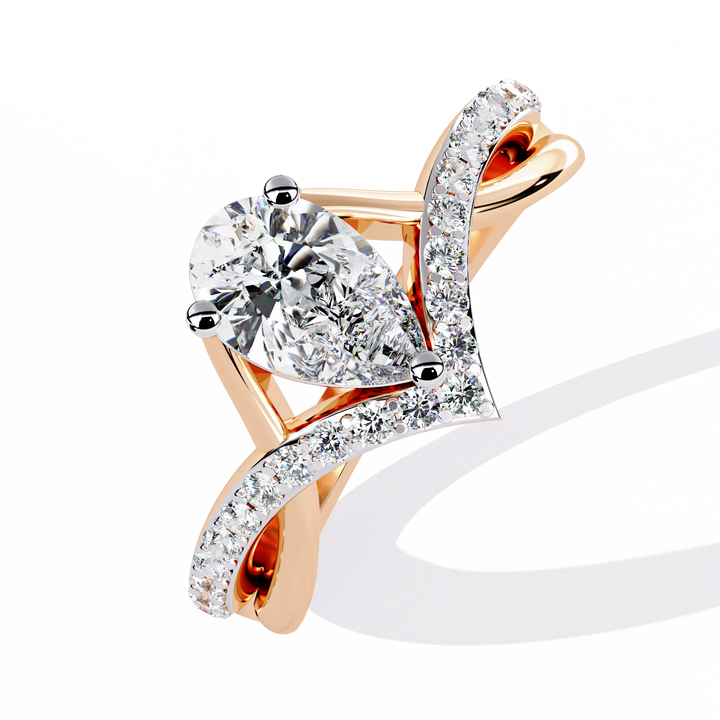 Modish Drop Divine Diamond Ring