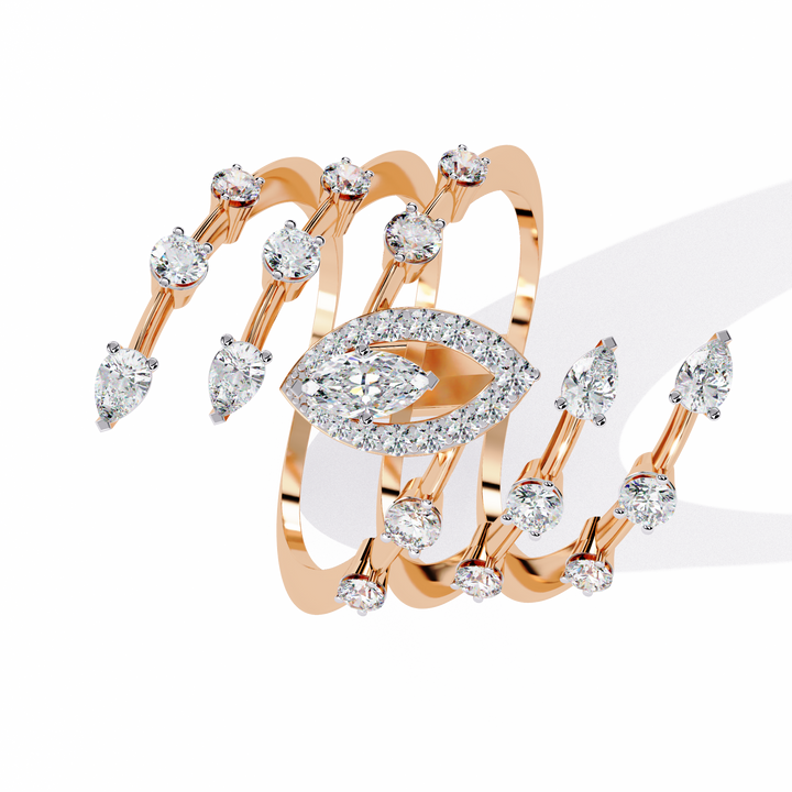 Glowing Door Diamond Ring