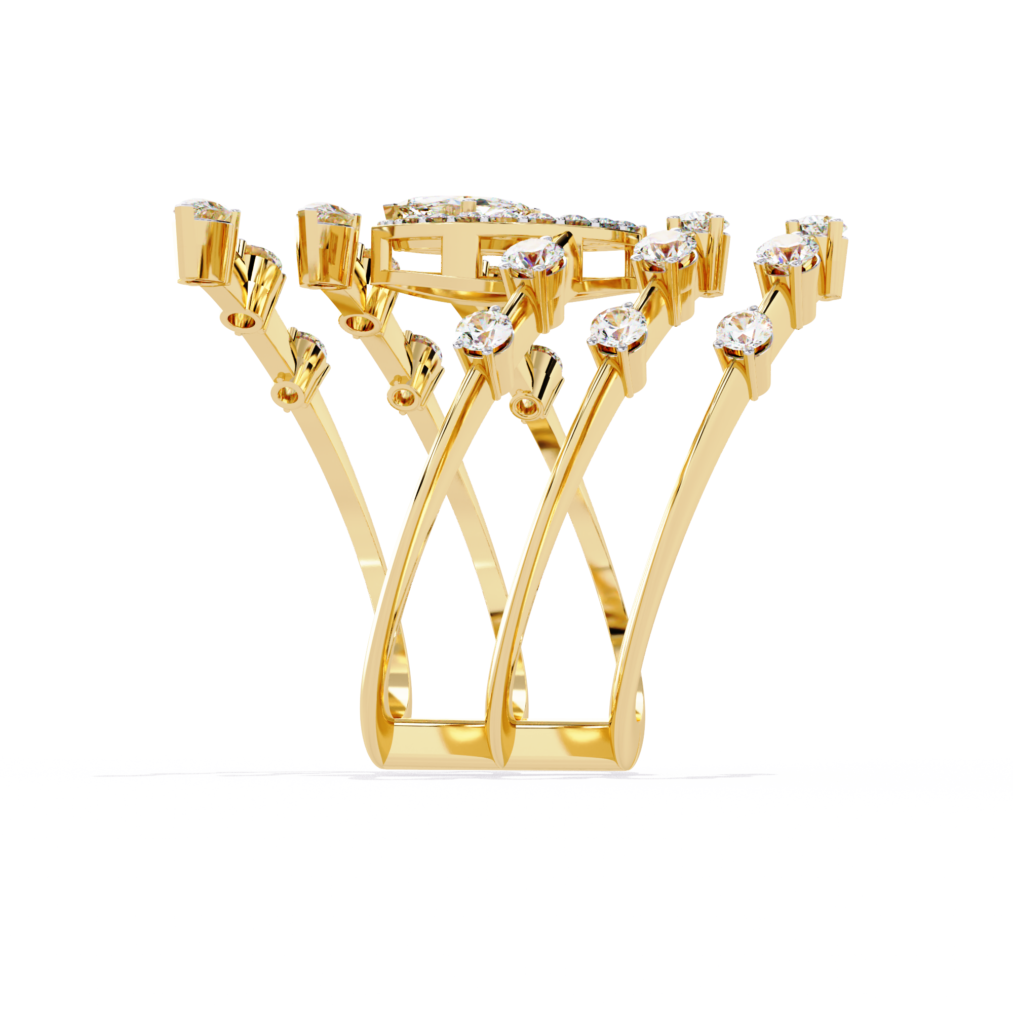 Glowing Door Diamond Ring