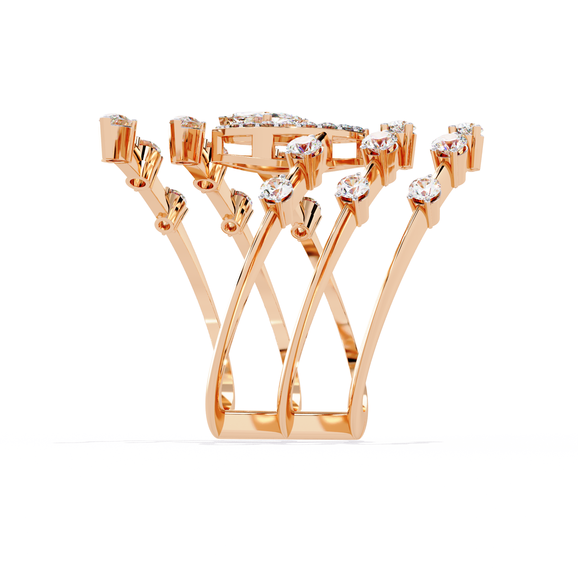 Glowing Door Diamond Ring