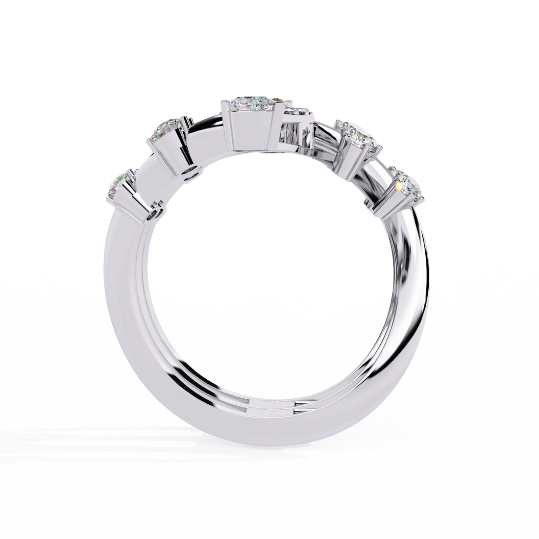 Glowing Door Diamond Ring