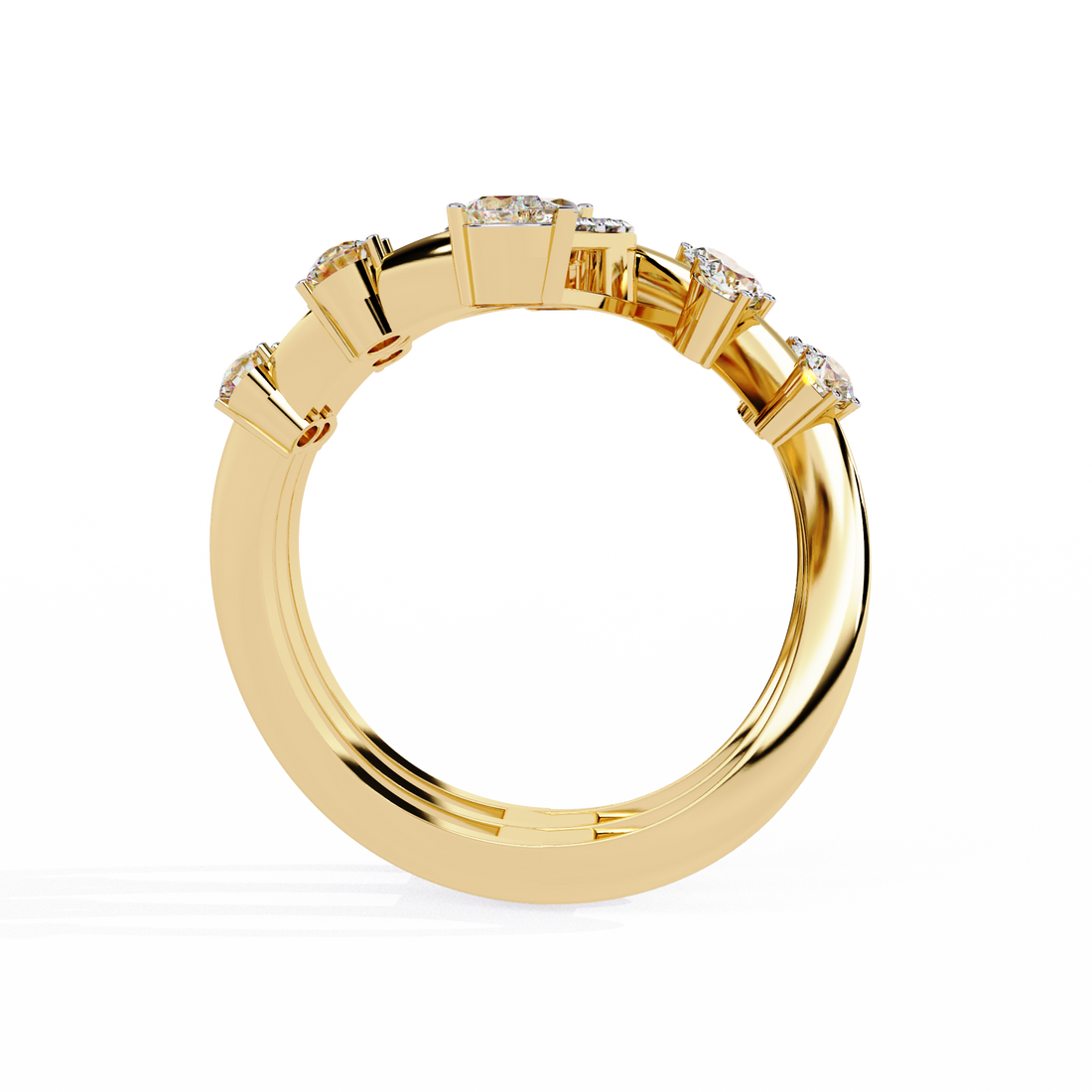 Glowing Door Diamond Ring