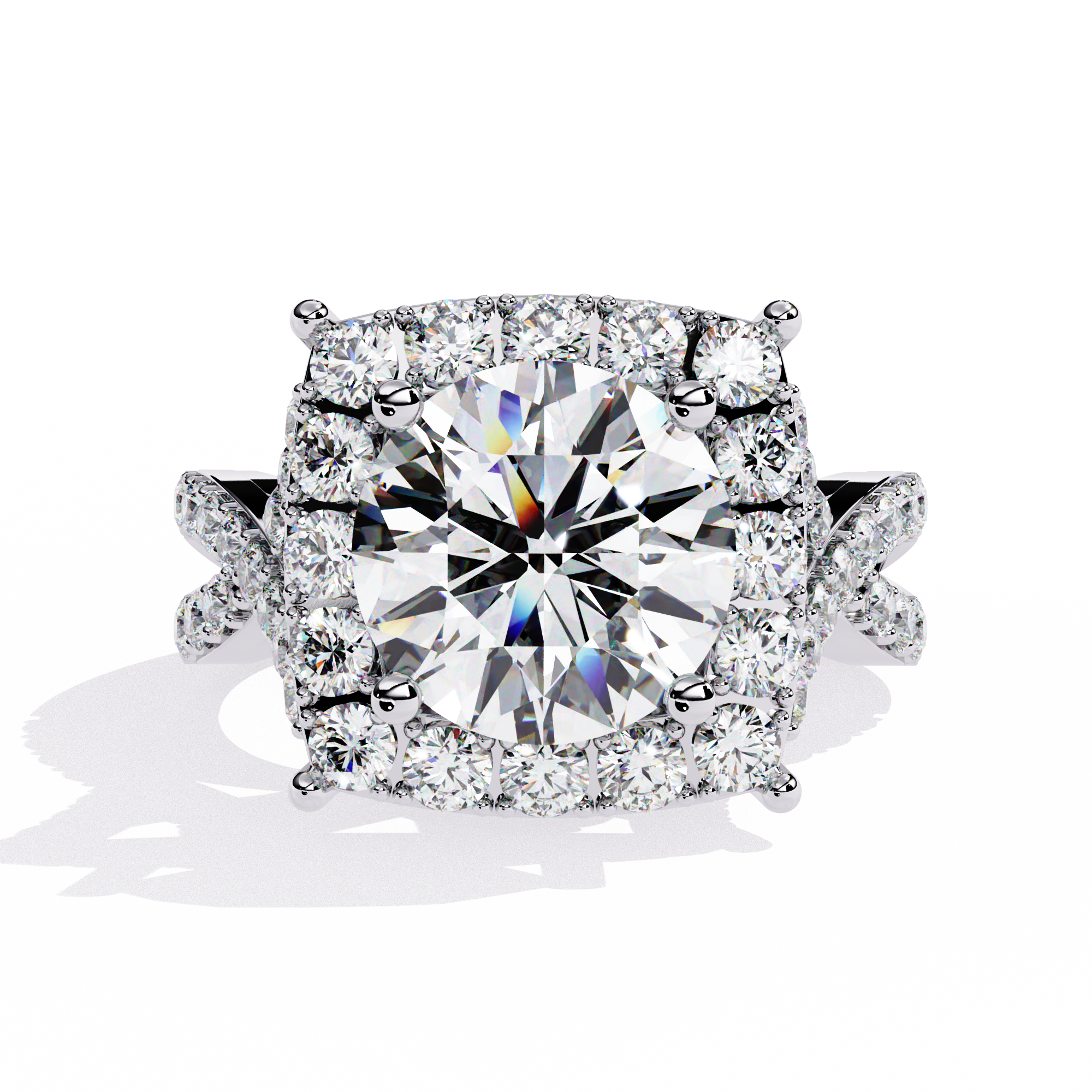 Eternal Gaze Round Diamond Ring