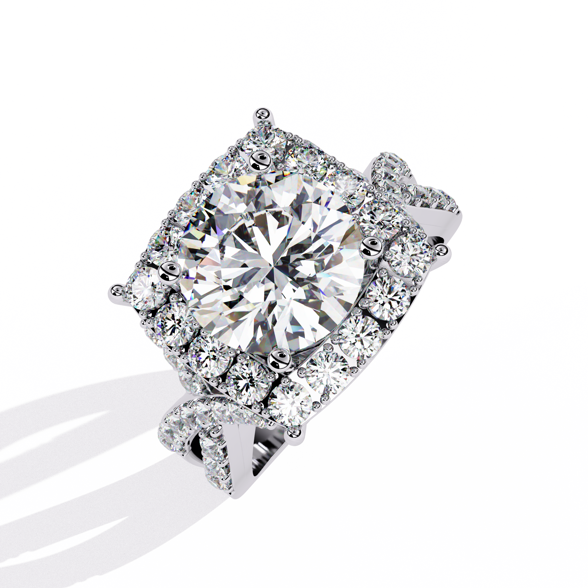 Eternal Gaze Round Diamond Ring
