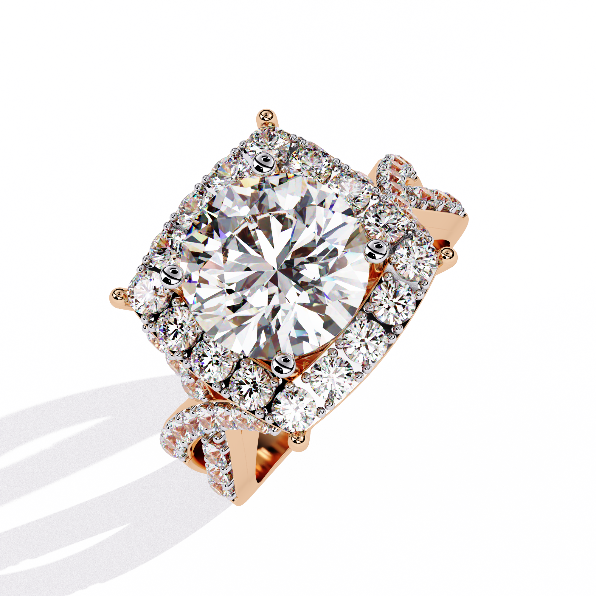 Eternal Gaze Round Diamond Ring
