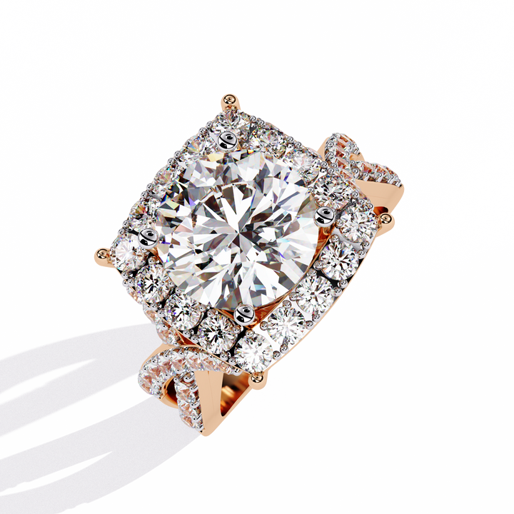 Eternal Gaze Round Diamond Ring