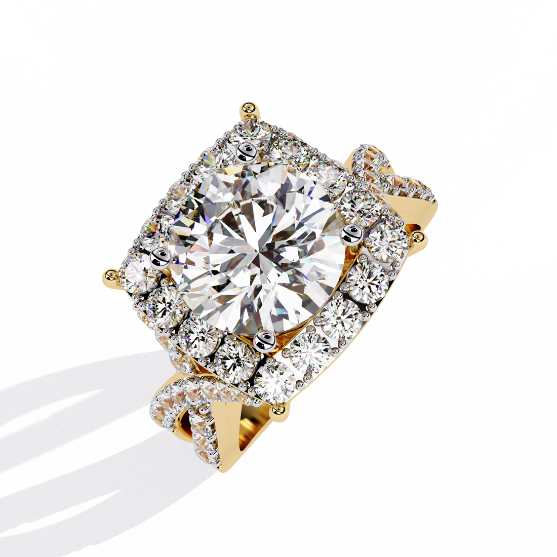Eternal Gaze Round Diamond Ring