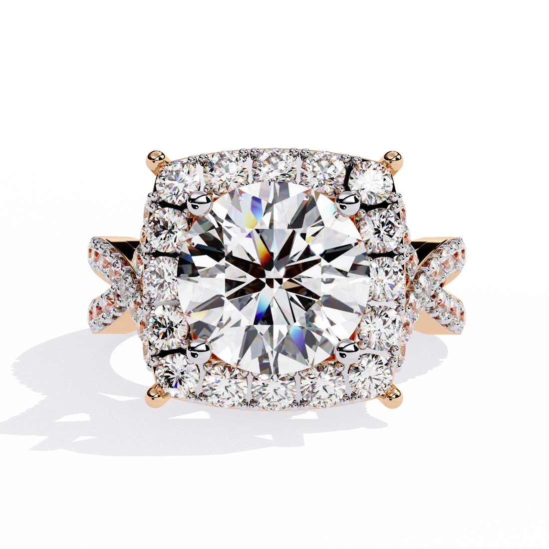 Eternal Gaze Round Diamond Ring