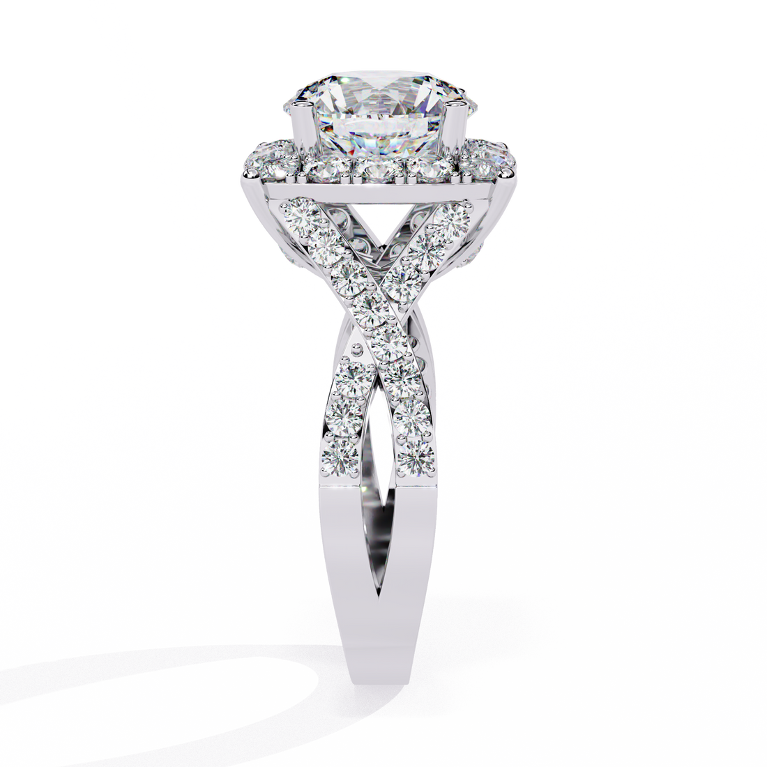 Eternal Gaze Round Diamond Ring