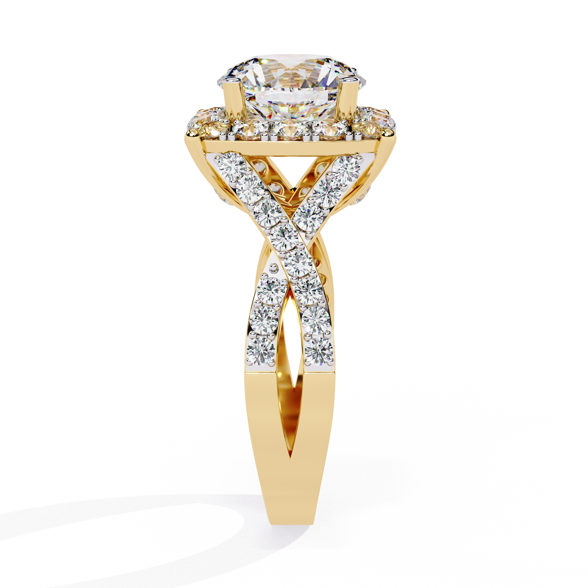 Eternal Gaze Round Diamond Ring