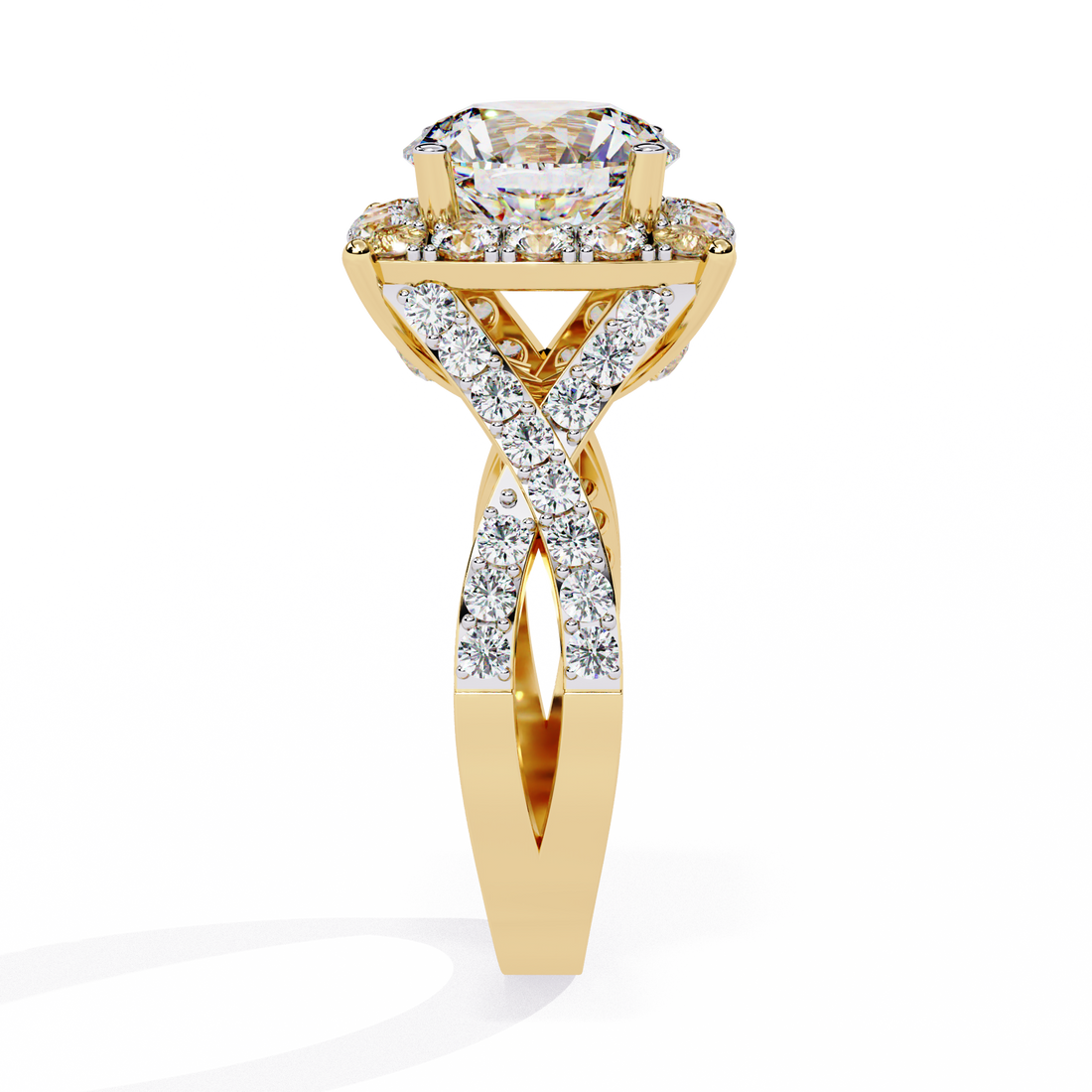 Eternal Gaze Round Diamond Ring