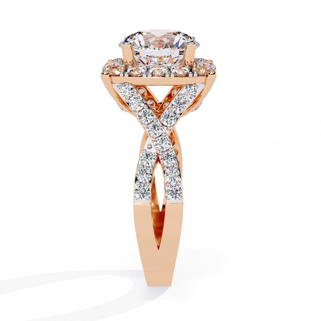 Eternal Gaze Round Diamond Ring