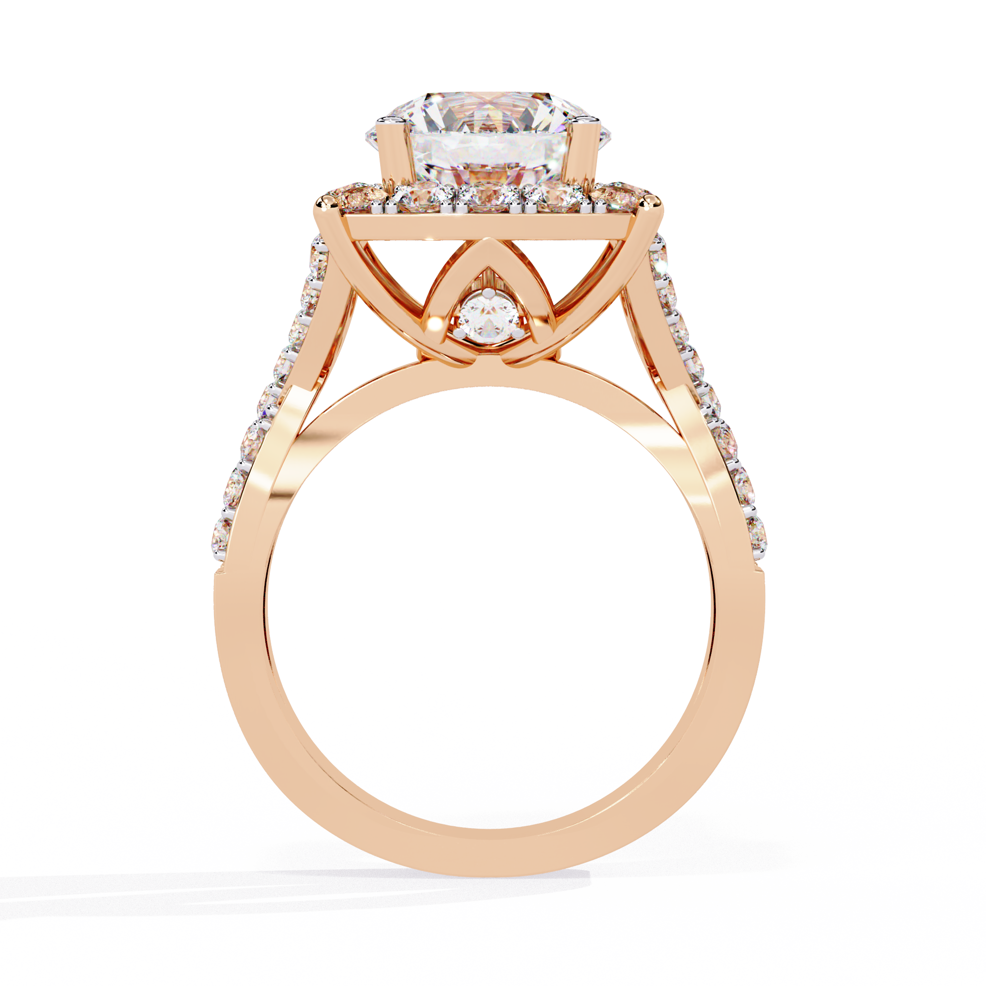 Eternal Gaze Round Diamond Ring