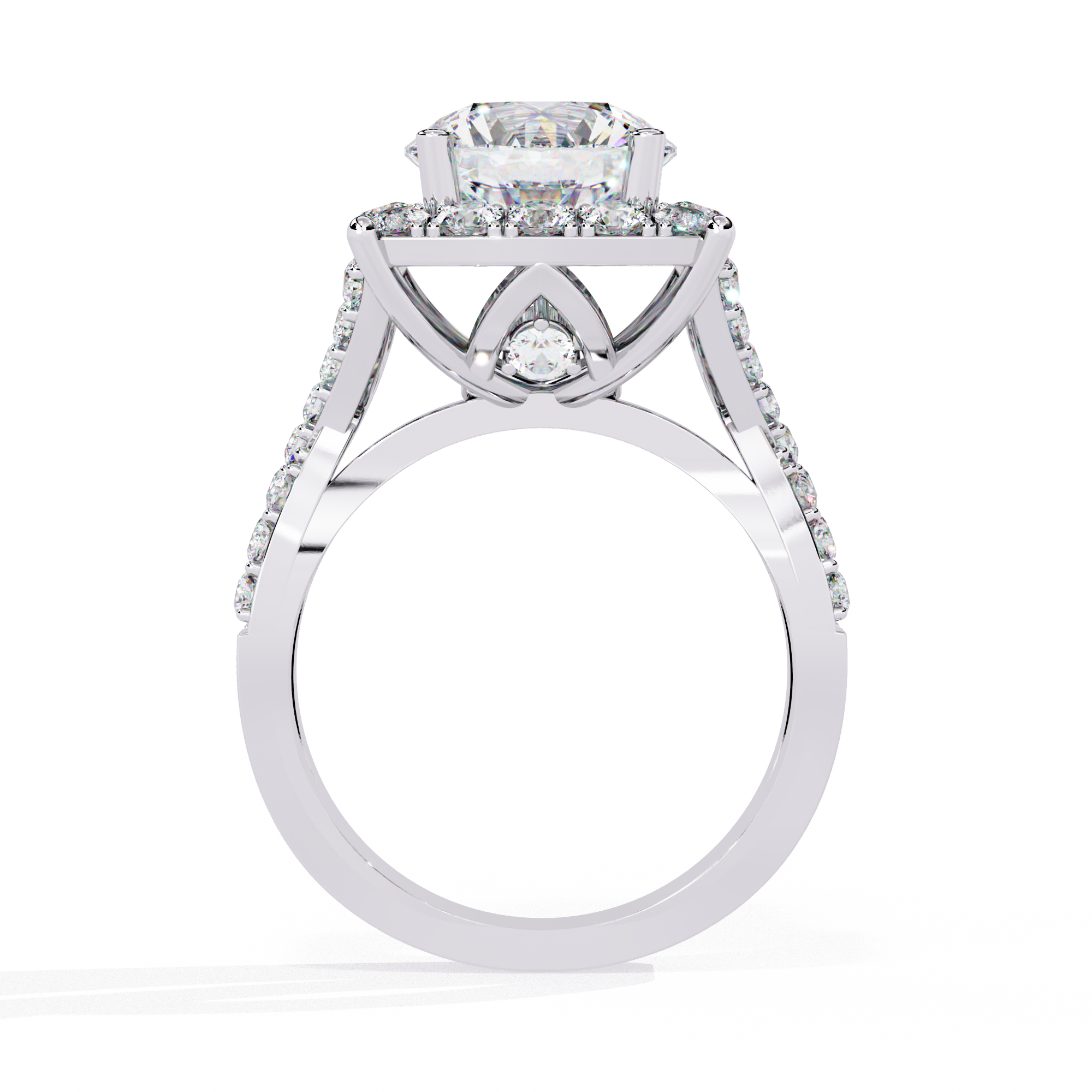 Eternal Gaze Round Diamond Ring