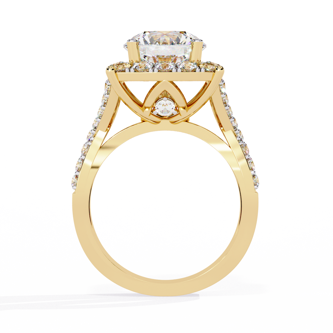 Eternal Gaze Round Diamond Ring