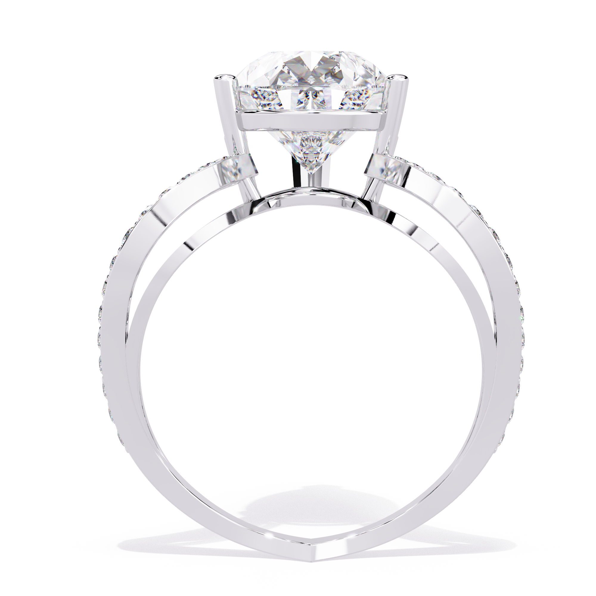 Royal Drop Solitaire Diamond Ring