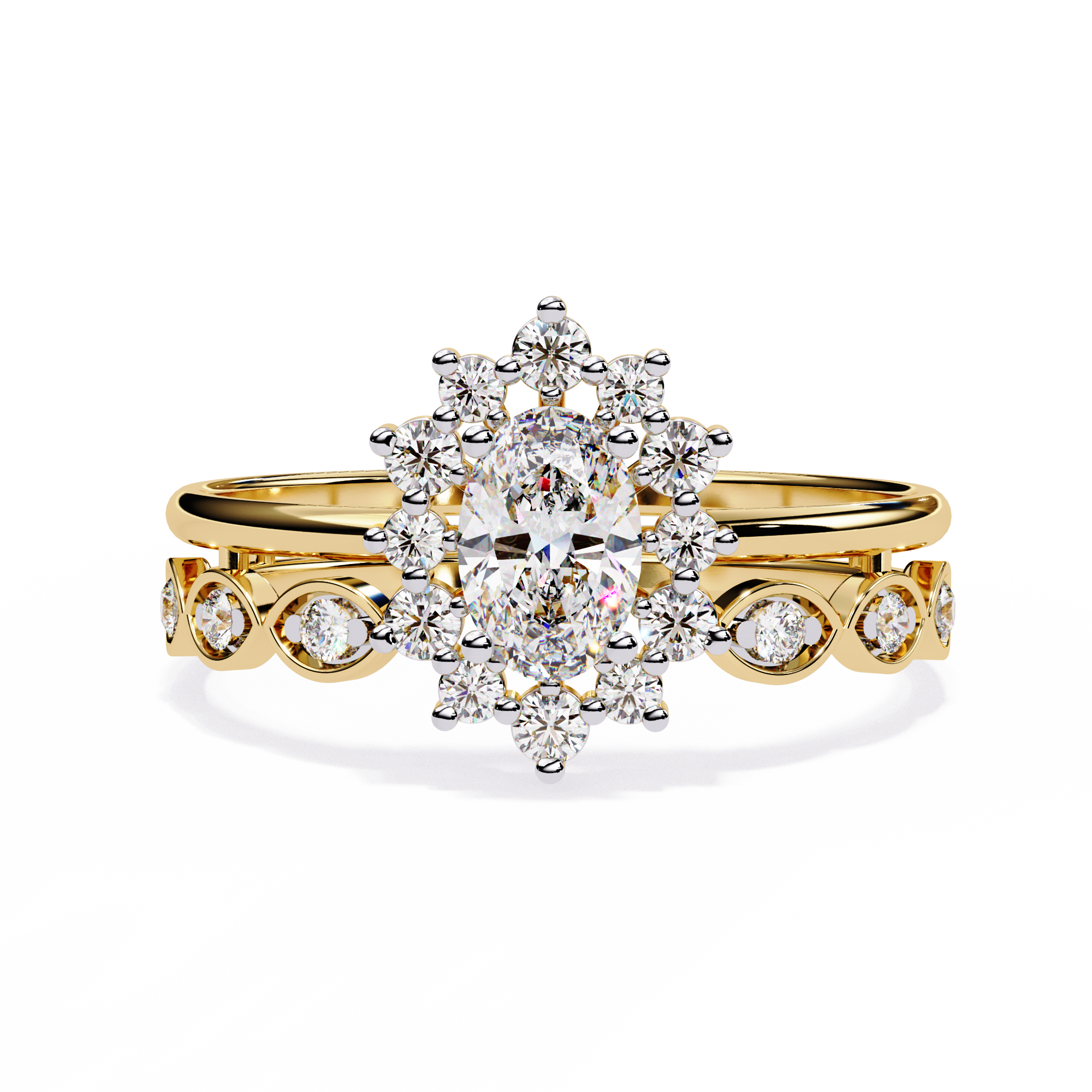 Golden Mirage Diamond Ring