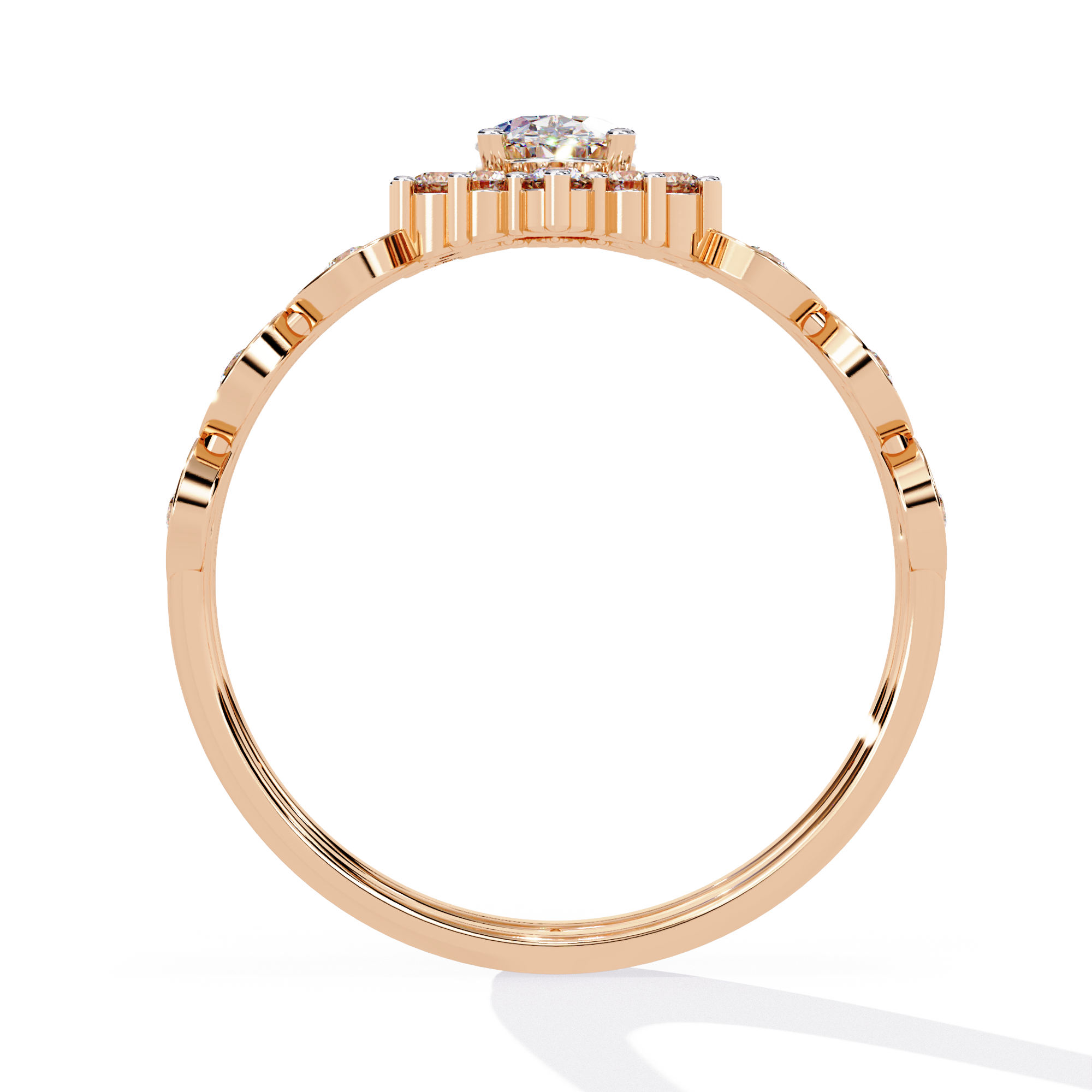 Golden Mirage Diamond Ring
