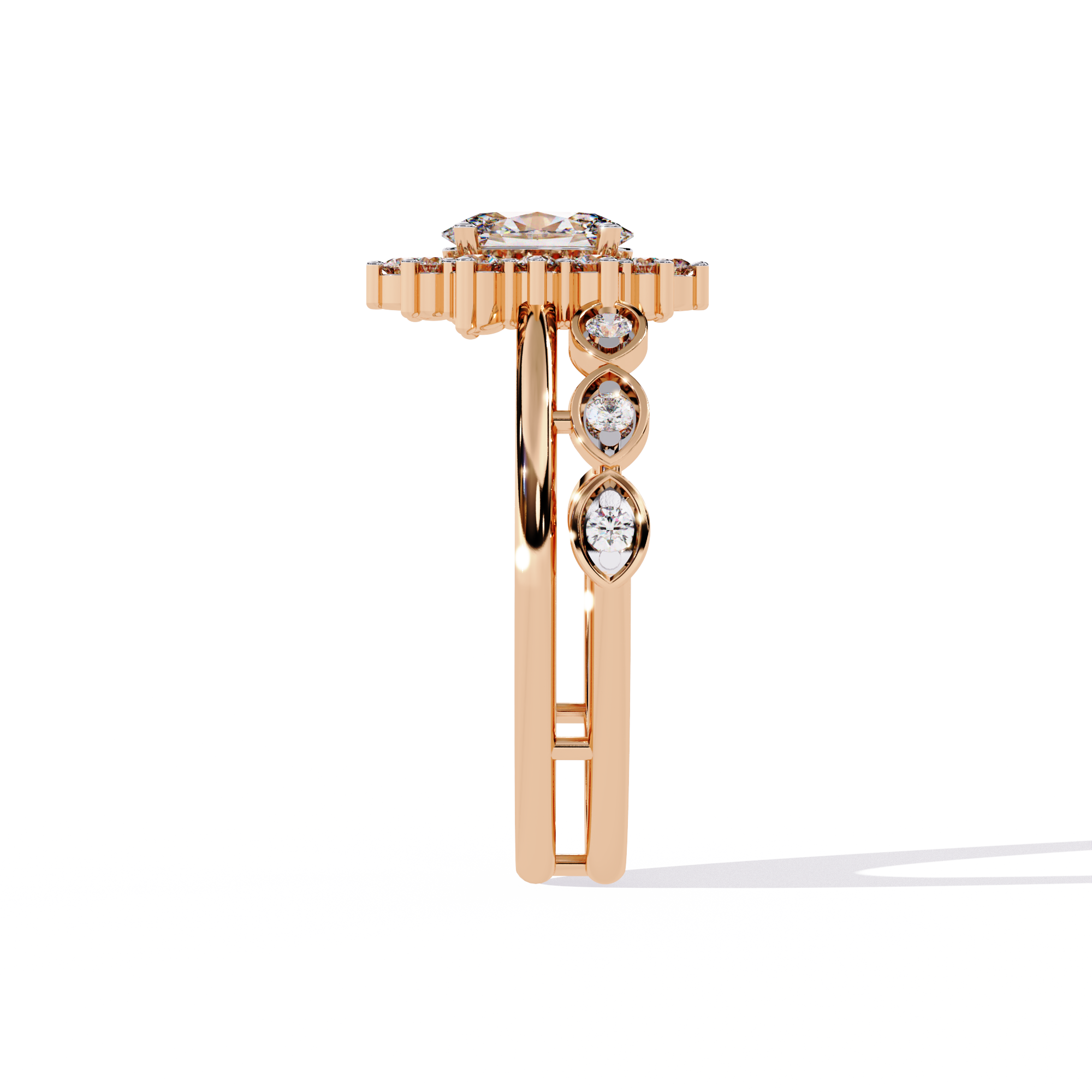 Golden Mirage Diamond Ring