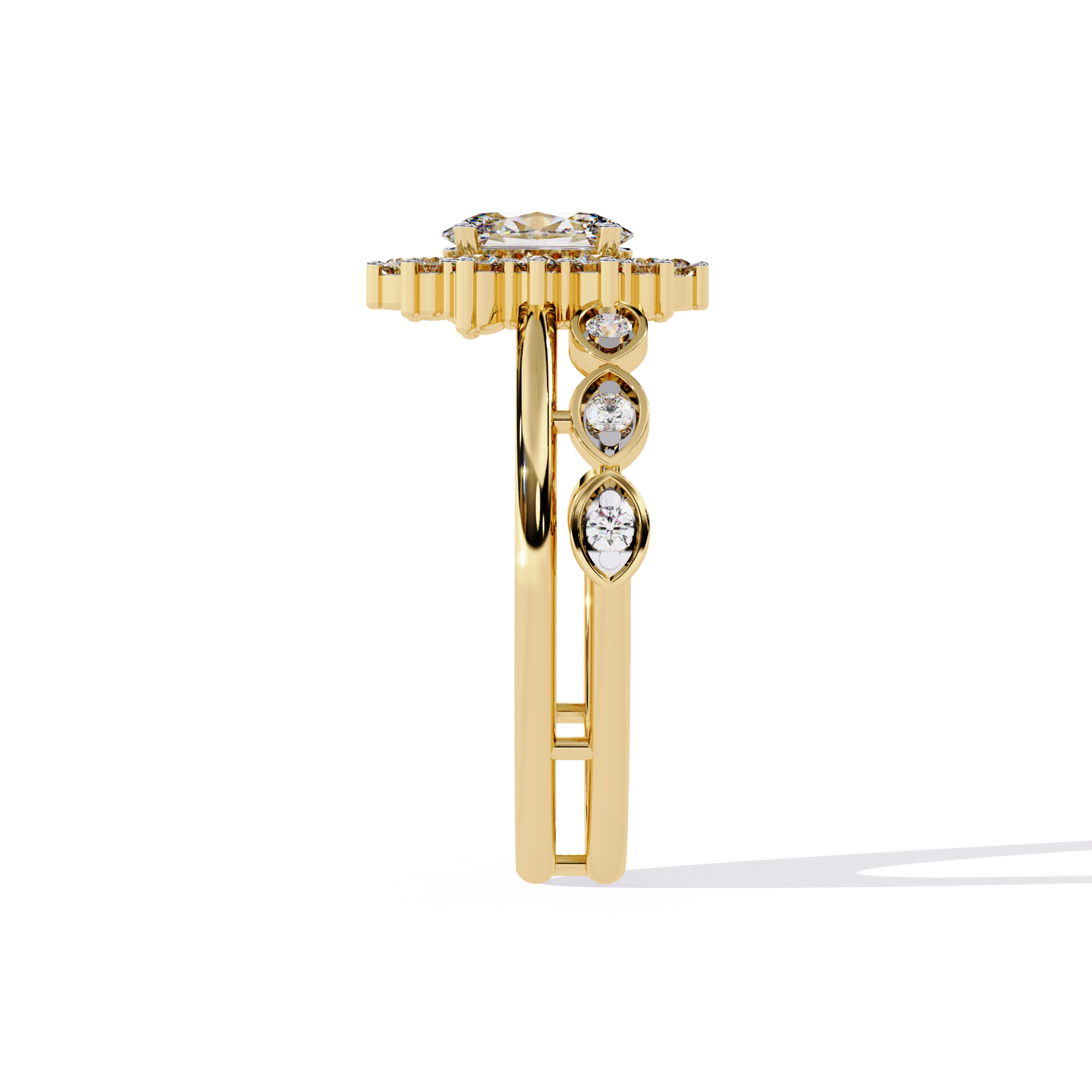 Golden Mirage Diamond Ring